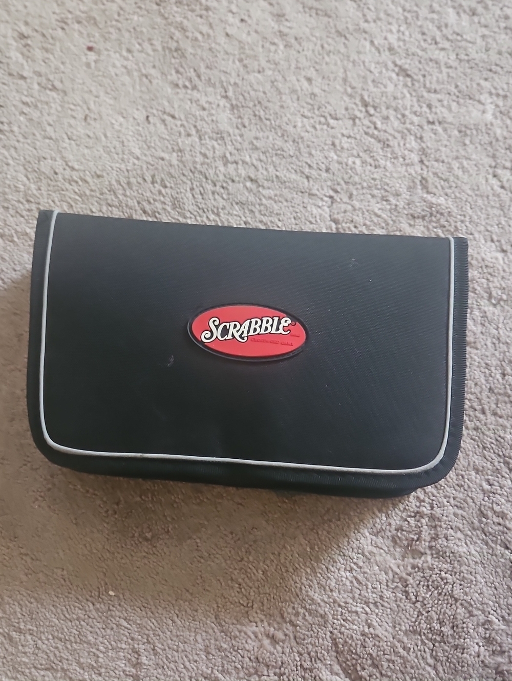 Black Travel Scrabble Game